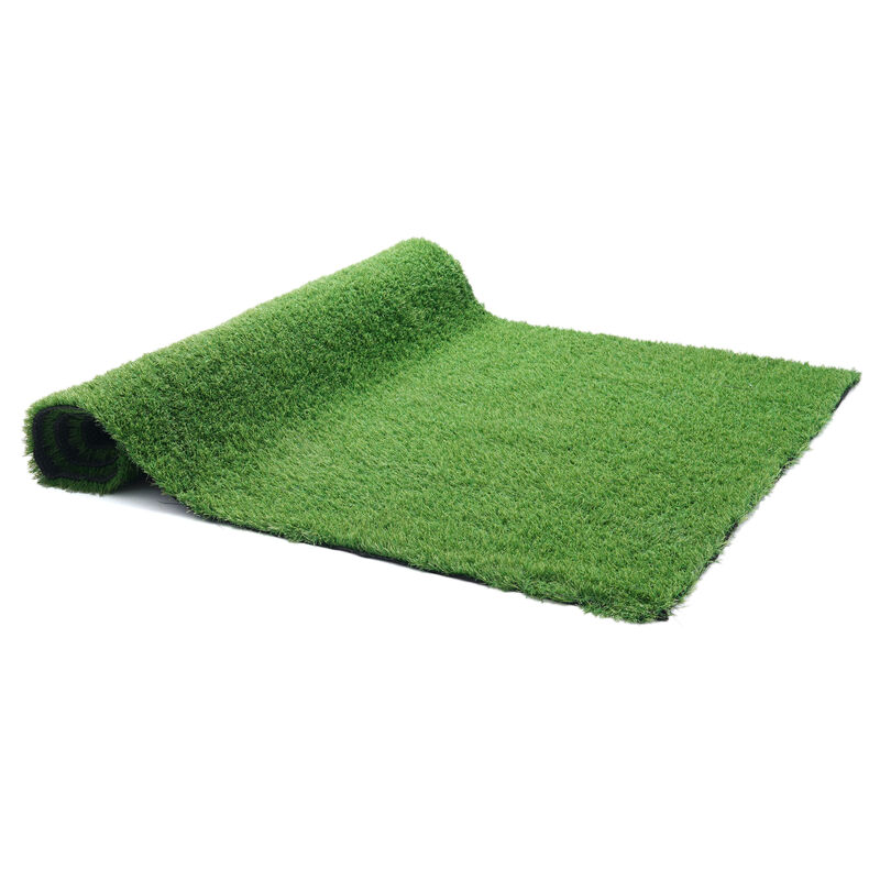 FUFU&GAGA Artificial Turf Grass Mat - 13-ft L x 7-ft W, Perfect for Garden and Patio,Light Green image number 0