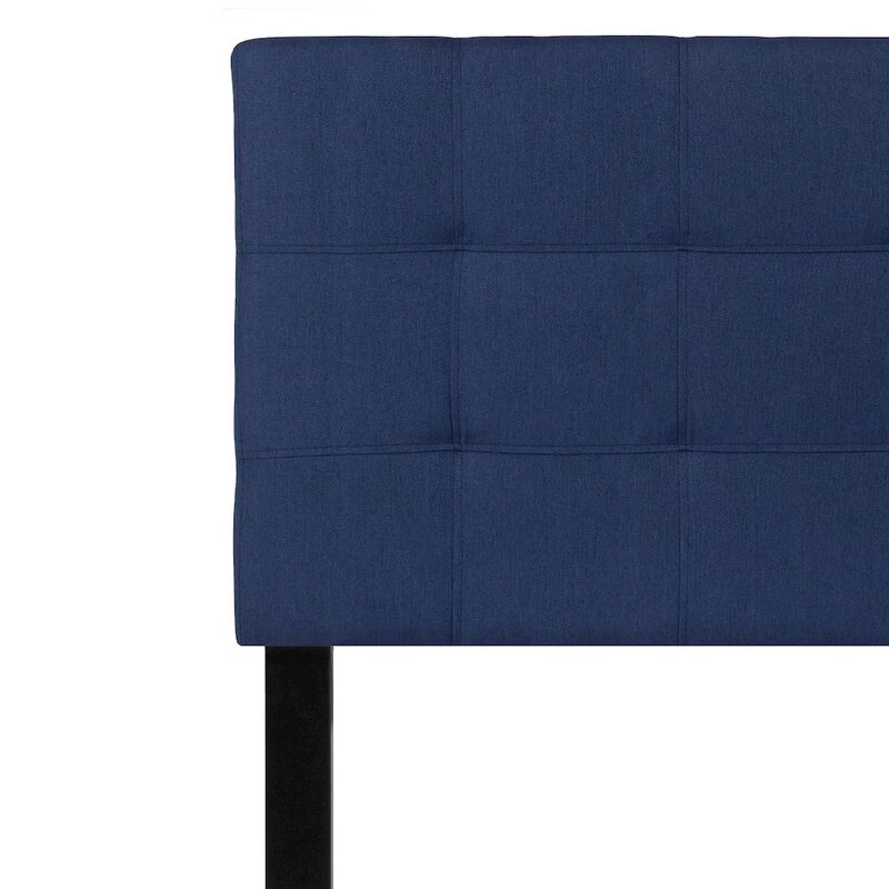 Flash Furniture Tufted Upholstered Twin Size Headboard in Navy Fabric image number 4