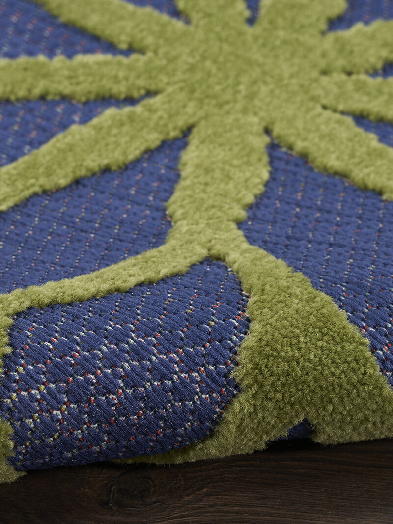 Aloha ALH05 Navy/Multicolor 6' x 9' Rug