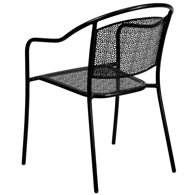 35.5SQ Gold Patio Table Set image number 4