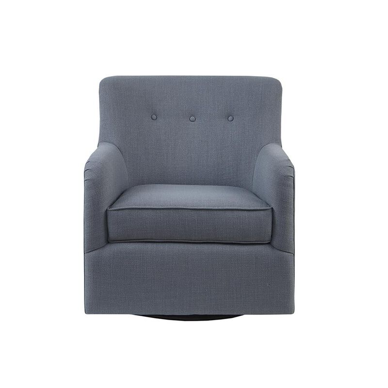 Belen Kox Blue Swivel Chair, Belen Kox