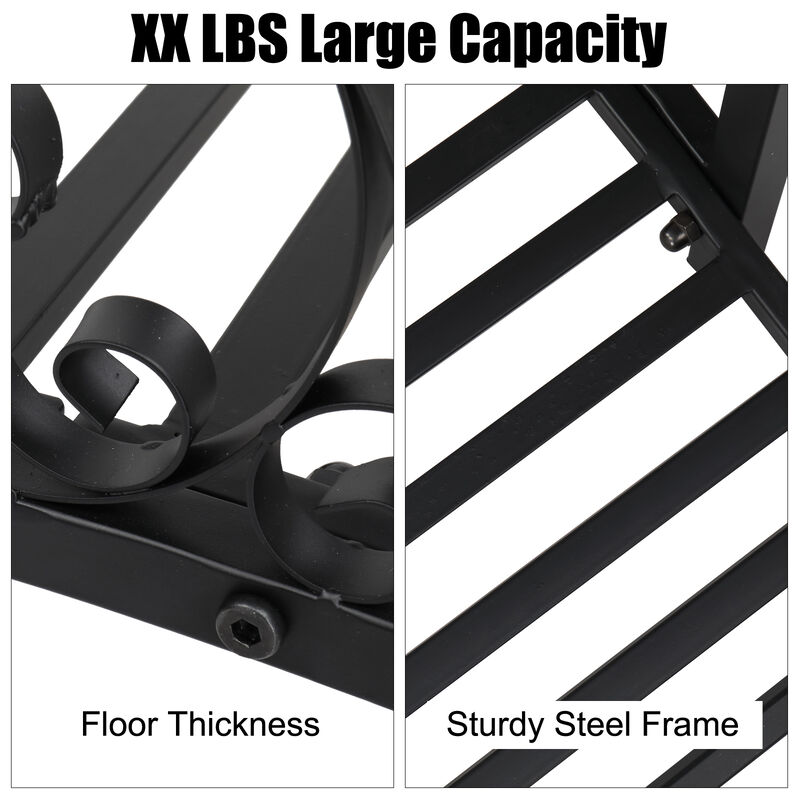 Round Iron Ball Flat Top Handrail for Garden and Outdoor Areas