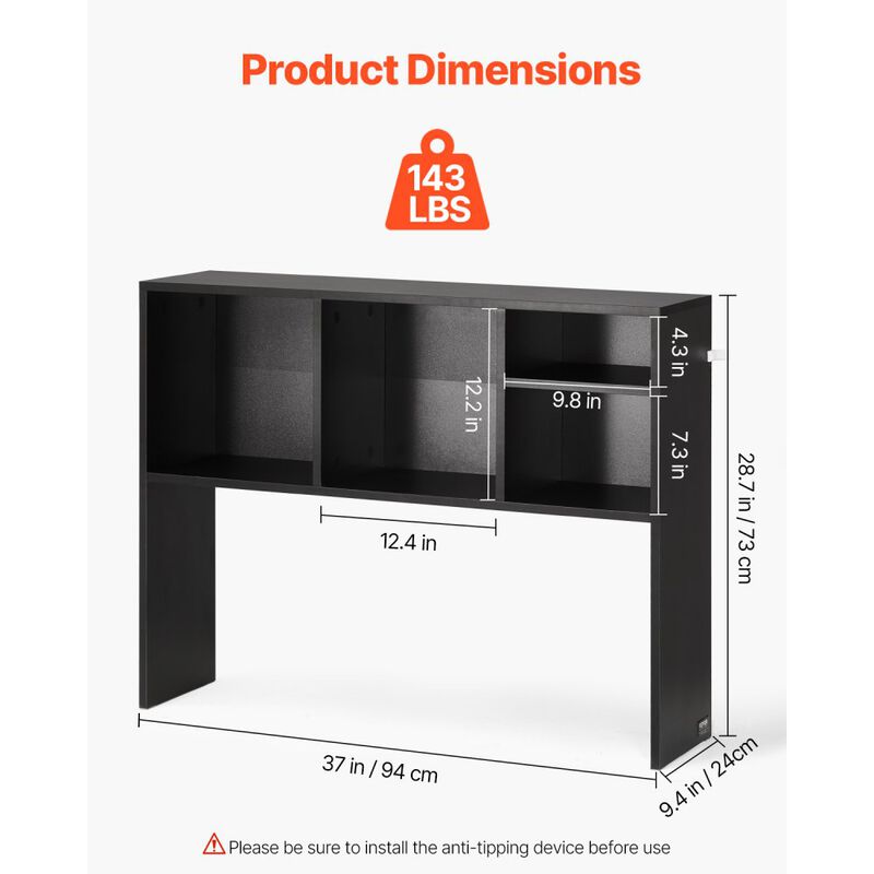 Compact Desktop Bookshelf with Display Shelf and Stable Non-Slip Feet image number 2