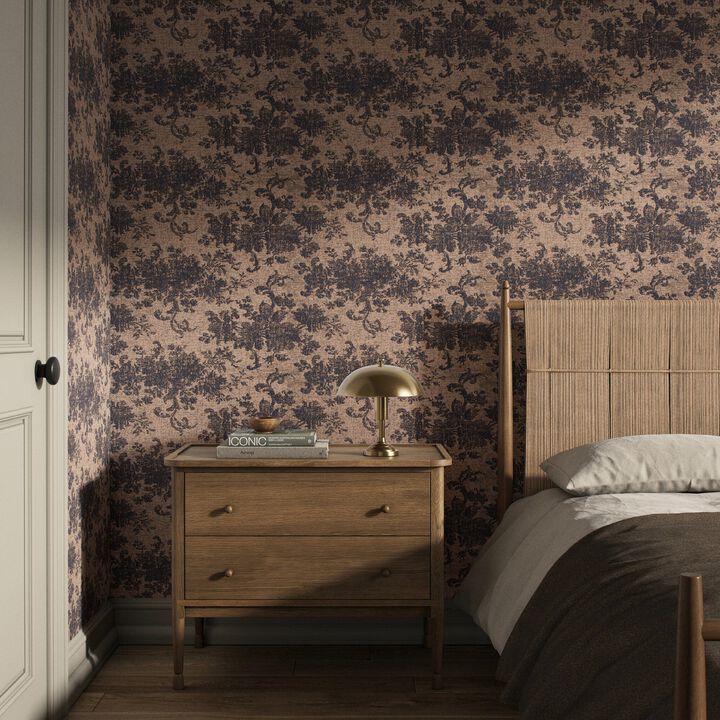 Fallingbrook Wallpaper by FH Art Studio - Fallingbrook Black & Tan II