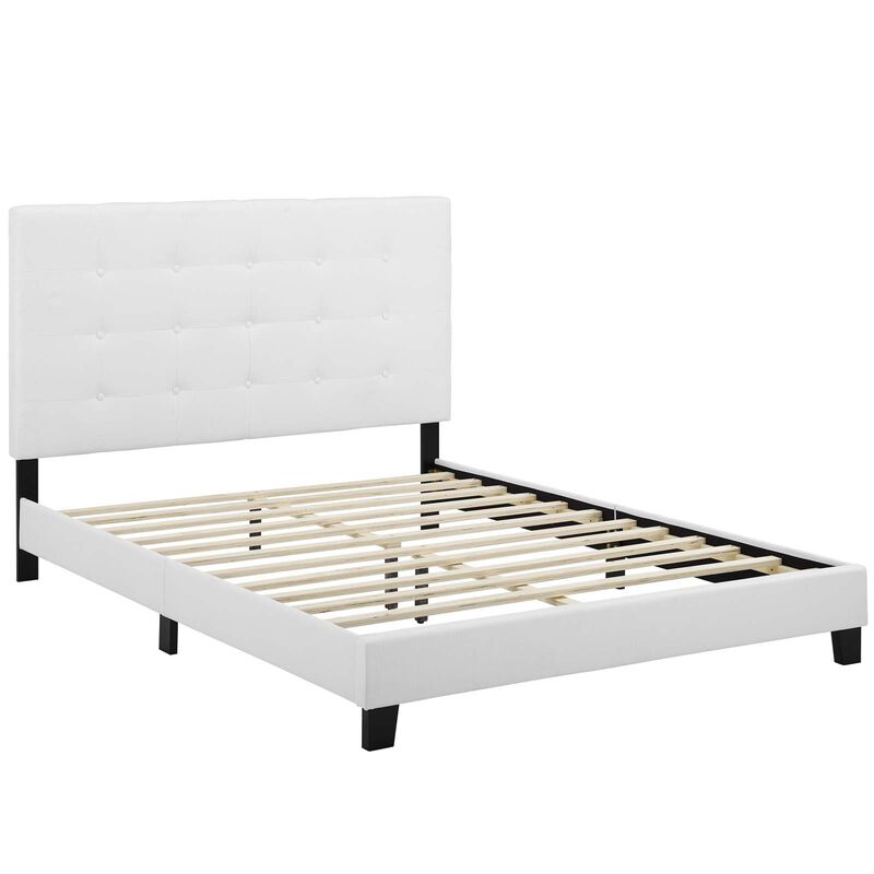 Modway - Melanie Full Tufted Button Upholstered Fabric Platform Bed image number 2