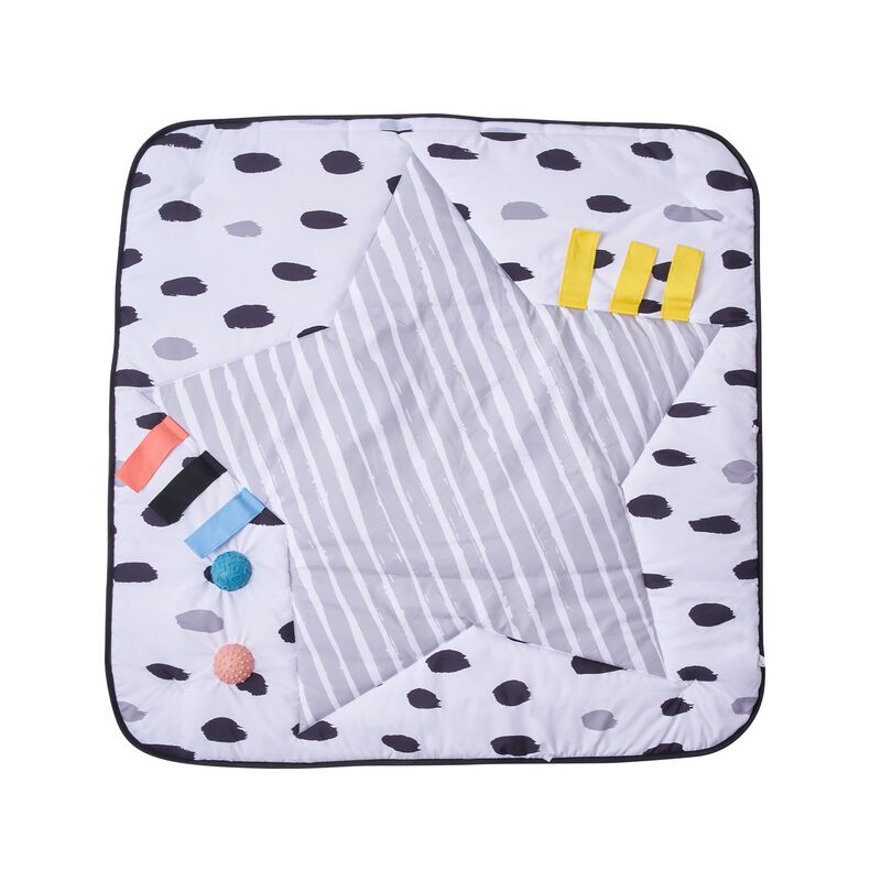 Baby Play Gym Mat, Tummy Time Activity Mat with Sensory Toys for 0-18 Months image number 8