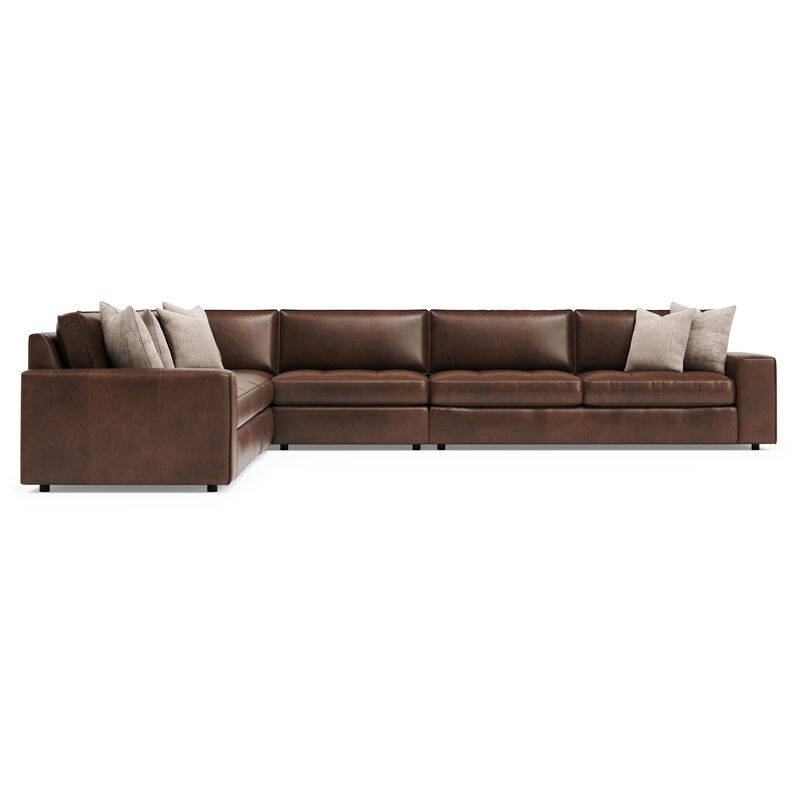 Nest Leather Sectional image number 2