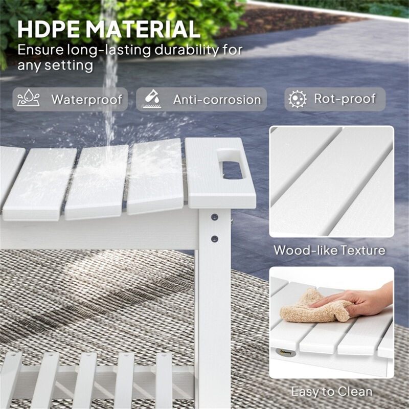 Weather-Resistant Outdoor Bench, Decorative and Functional Seating for Garden or Patio image number 1