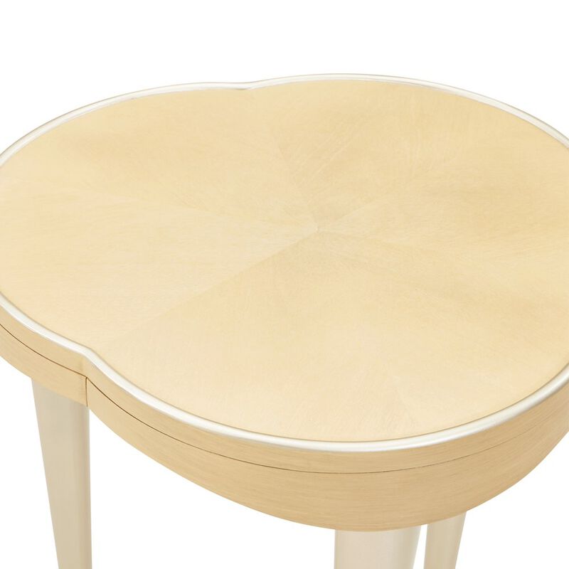 Michael Amini Camellia Field Chairside Table - Caramel image number 9