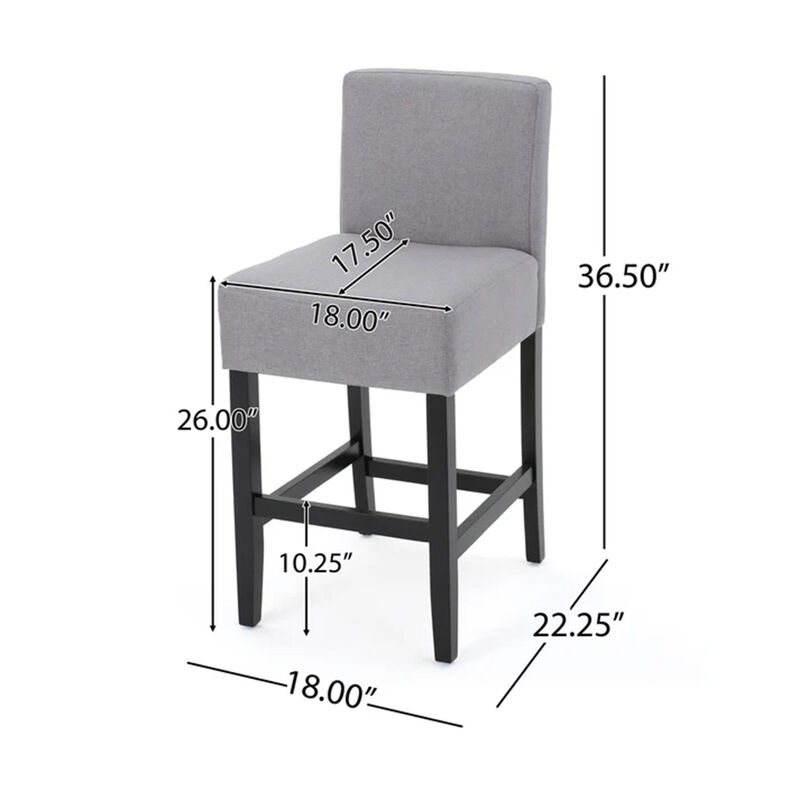 Merax Transitional Counter Stools (Set of 2)