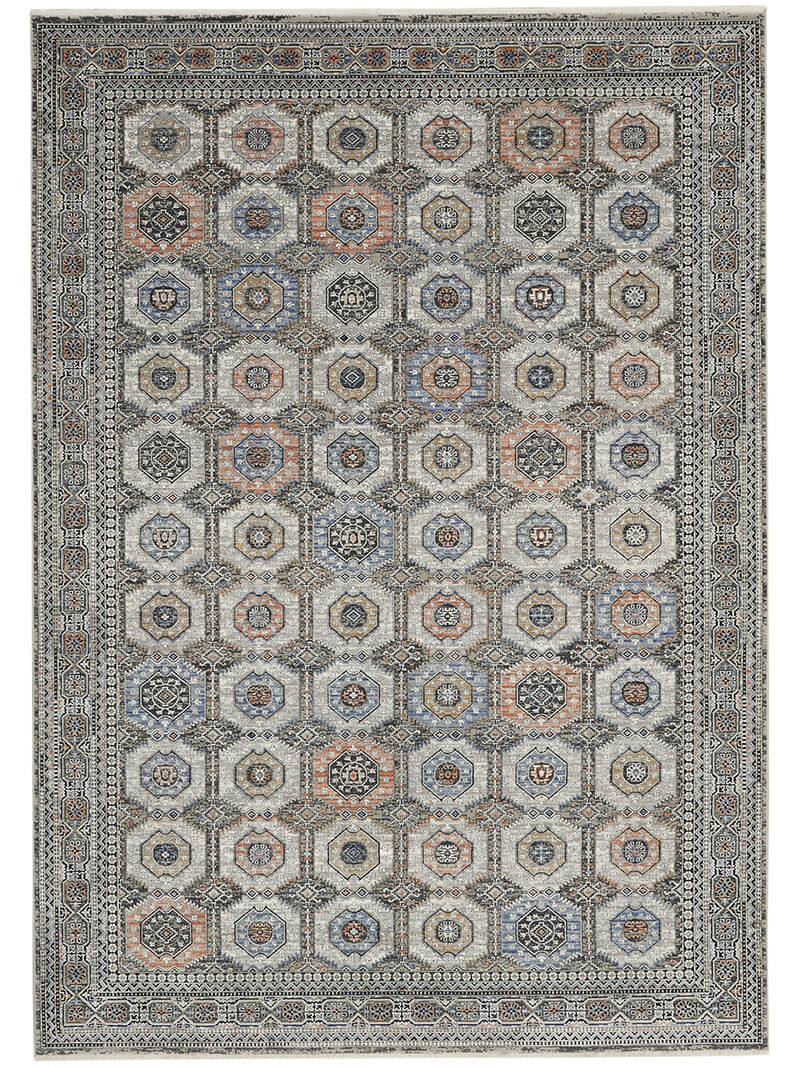 Starry Nights STN09 Gray/Navy 8' x 10' Rug