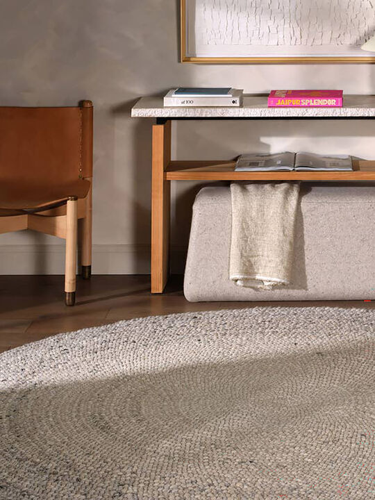 Woven Radius Circadia Tan/Beige 8' Round Rug