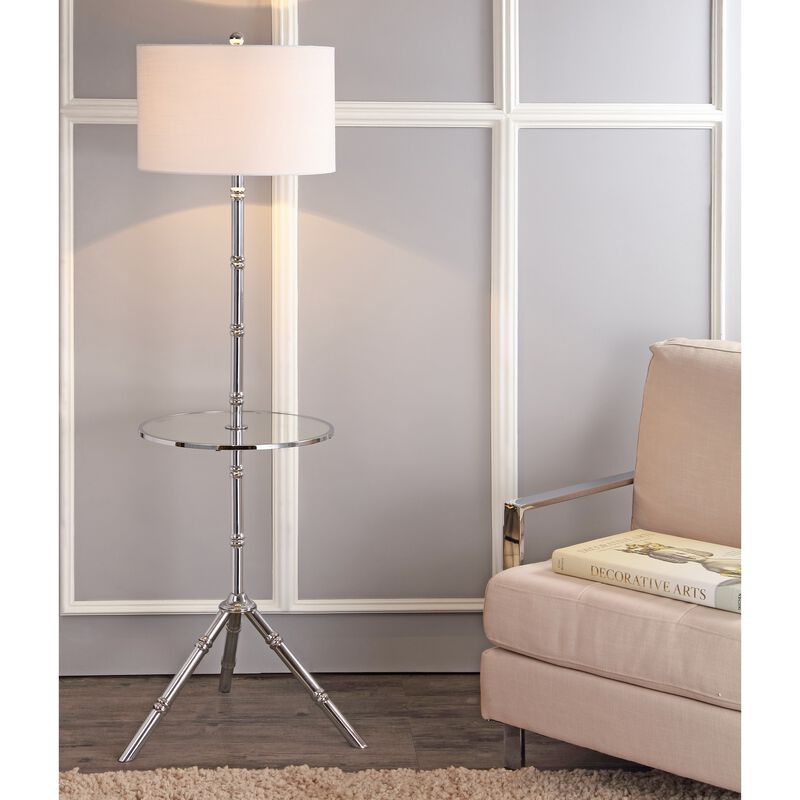 Hall Metal LED End Table Floor Lamp