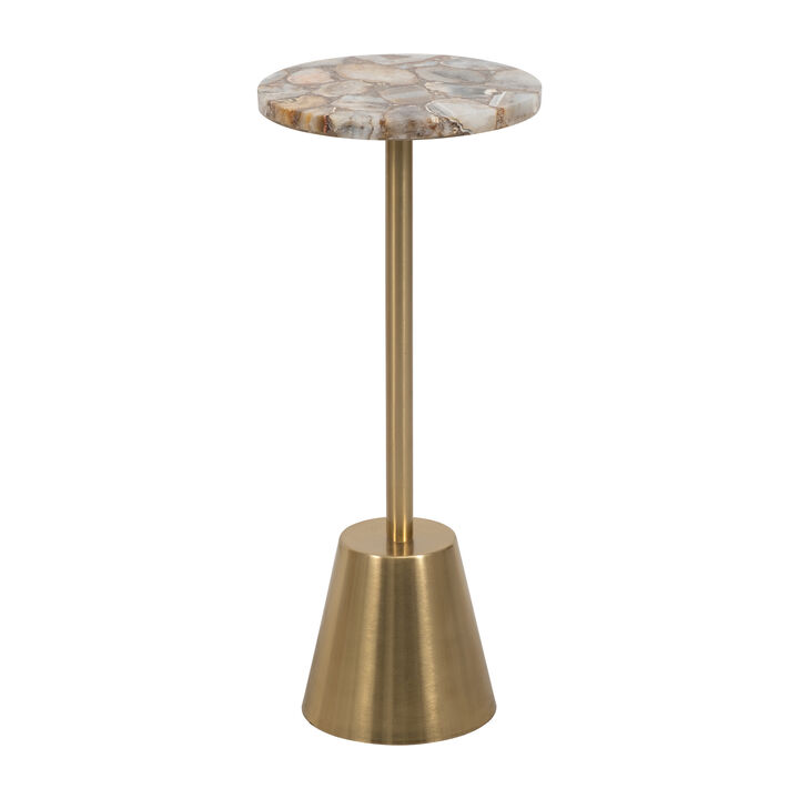 Fentonford Agate Top Accent Table