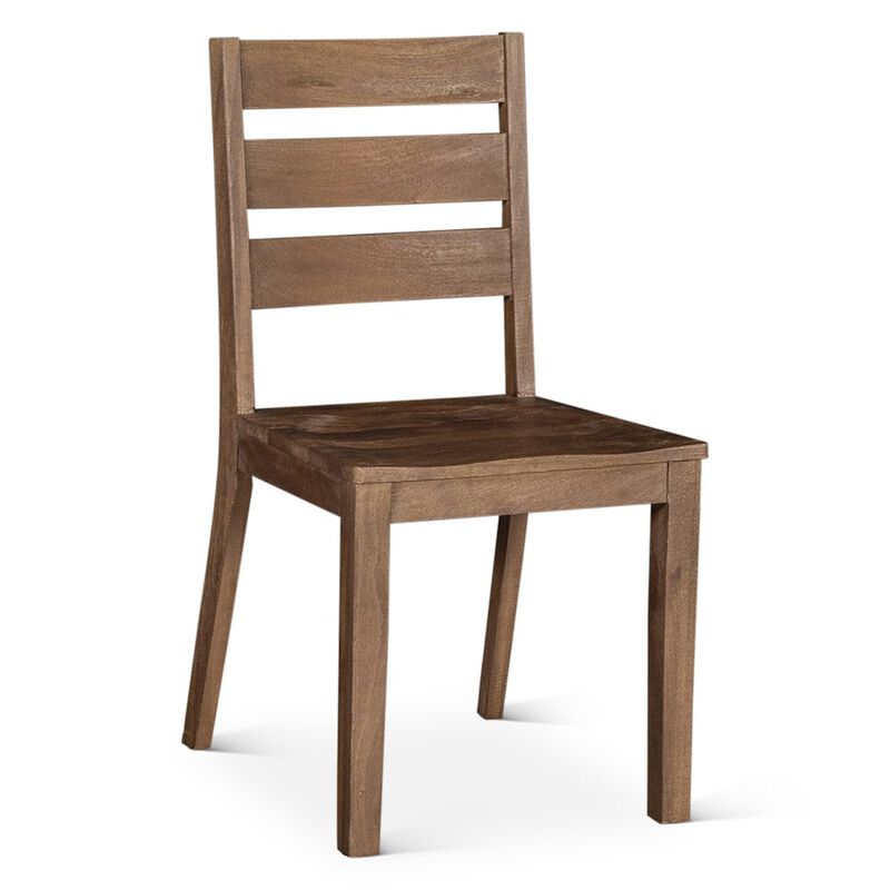 World Interiors Calabasas Ladder Back Dining Chair in Toffee Nut image number 0