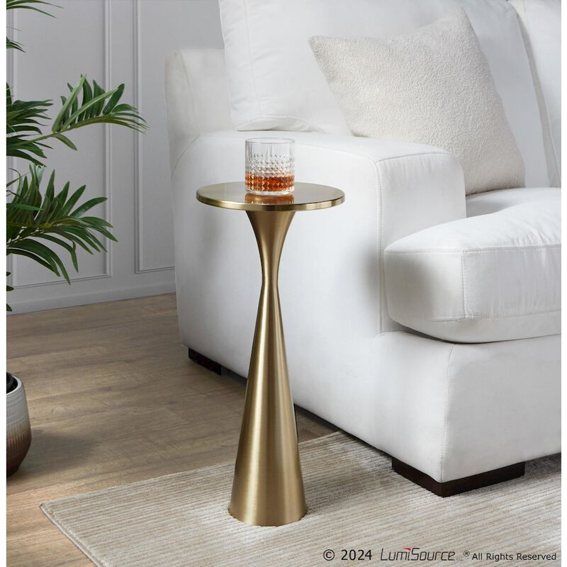 LumiSource Gemma 22 Metal Side Table
