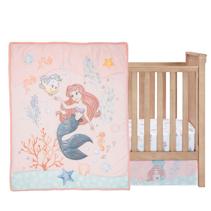 Bedtime Originals Disney Baby The Little Mermaid 3-Piece Baby Crib Bedding Set