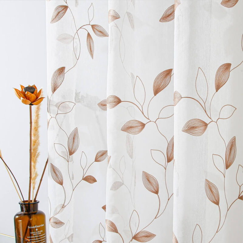 Dolce Mela Sheer Curtains Panel