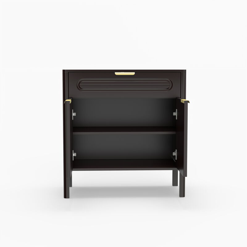 Hirtlu Arched Accent Storage Cabinet image number 7