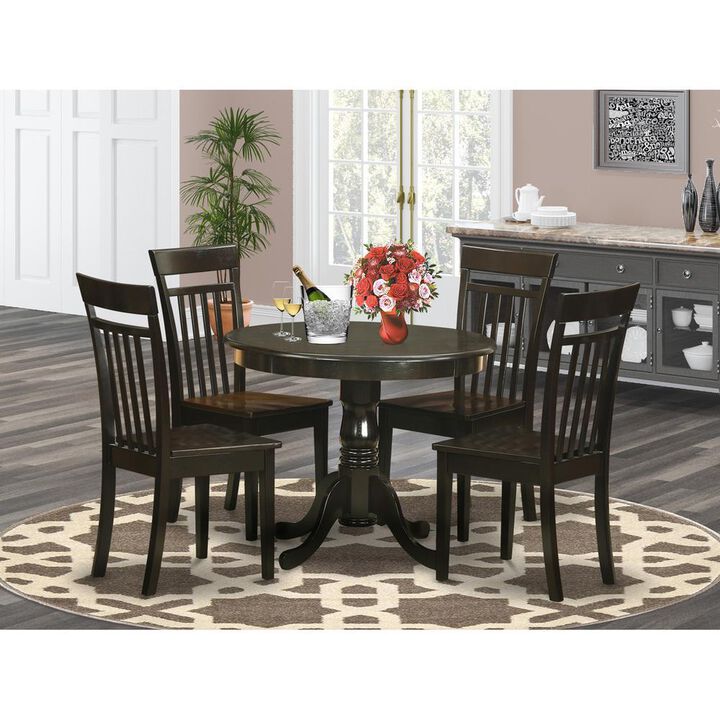 5 Pc Kitchen Table set-Kitchen Table and 4 Kitchen Dining Chairs