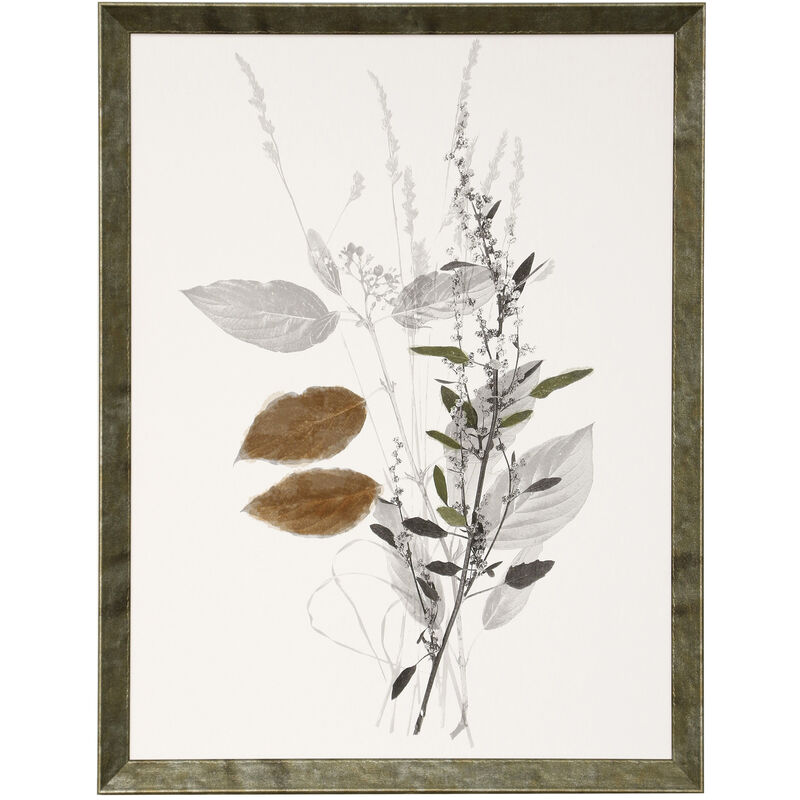 Wild Foliage Simple Framed Print