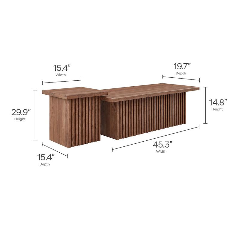 Render Nesting Coffee Tables Set of 2 image number 2