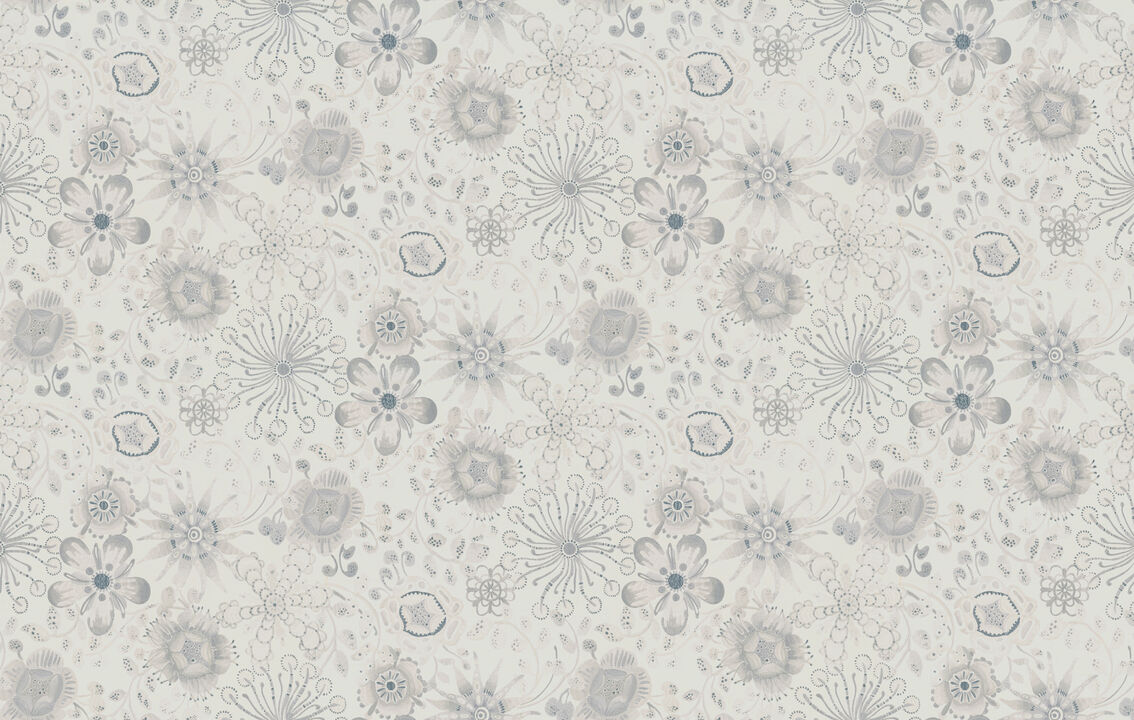 Magic Garden Grey Wallpaper