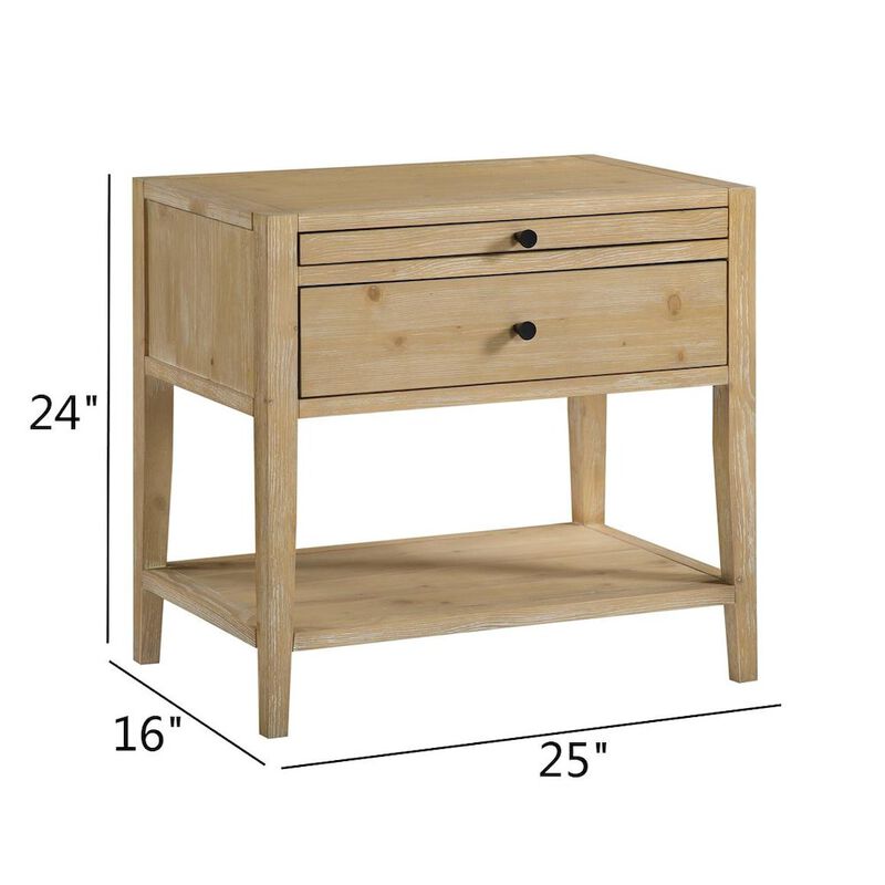 Comfort Pointe Shoreham 1-drawer Nightstand - Natural