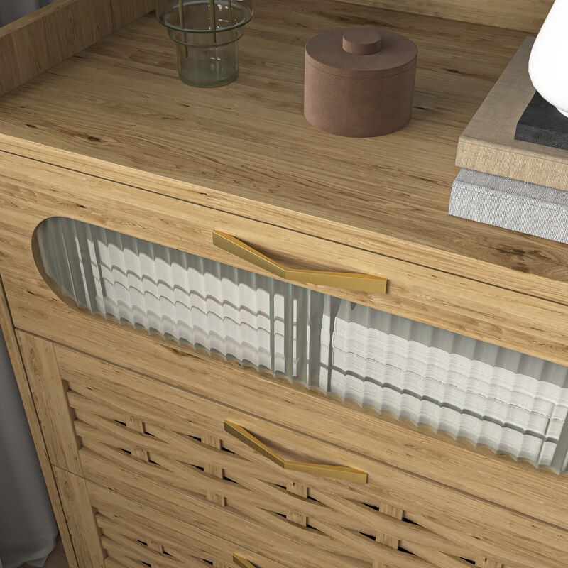 Romtif 6 Drawer Dresser image number 5