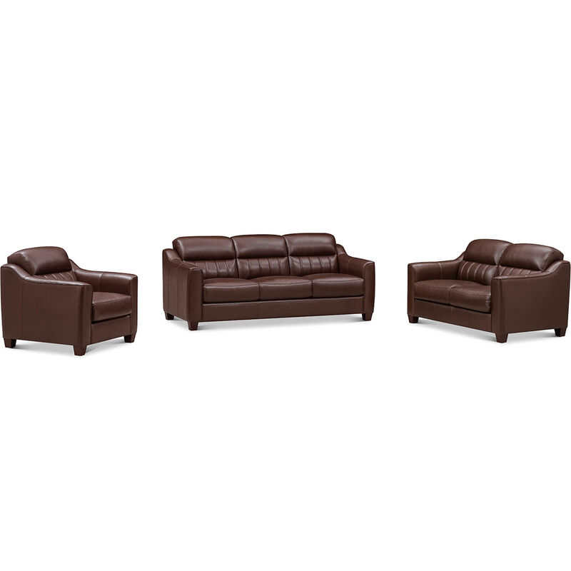 Uptown Top Grain Leather Sofa