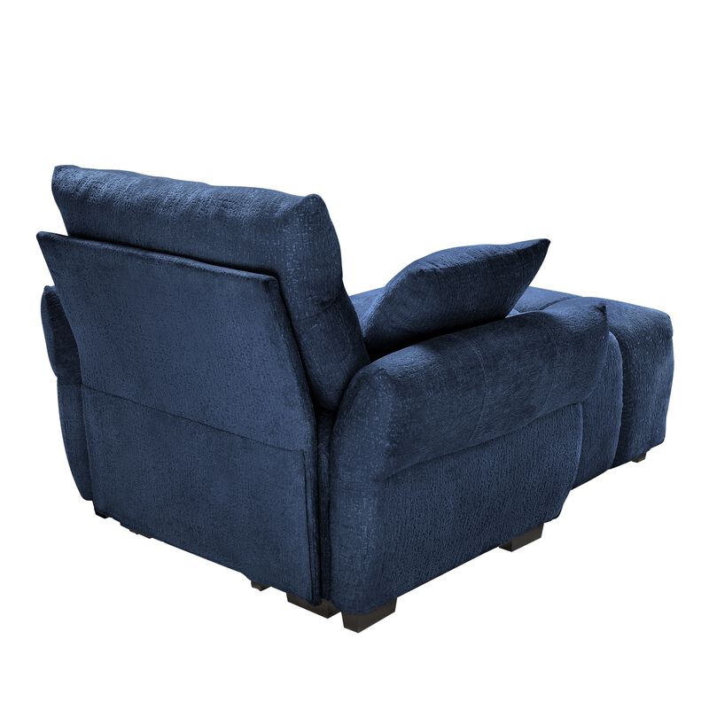 Merax Single Sofa Chair with 1 Ottoman
