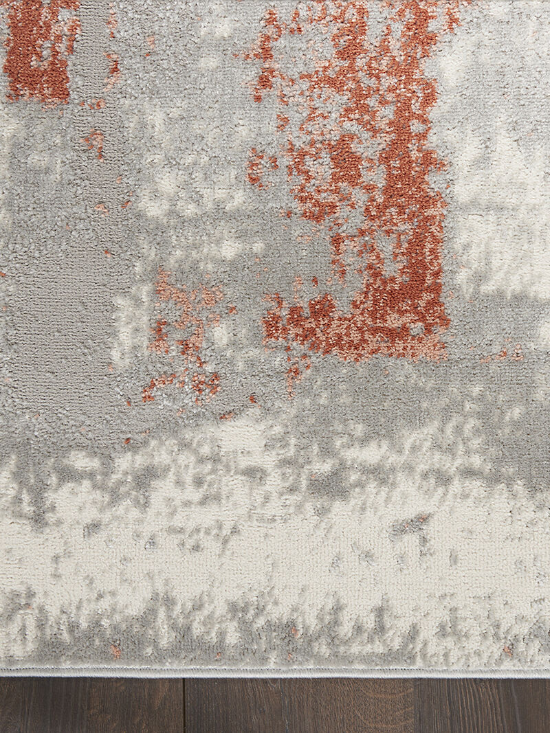 Elation ETN06 Gray/Brick 9' x 12' Rug