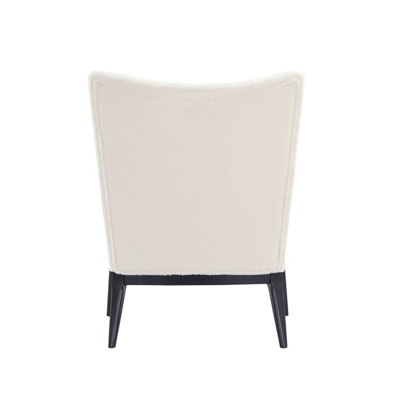 Pangea Home Winnie Lounge Chair Boucle White