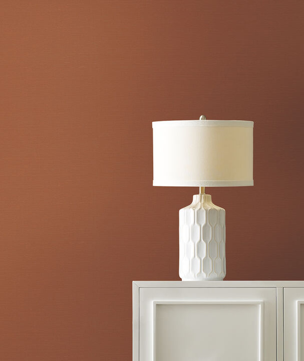 Maguey Sisal Ginger Wallpaper