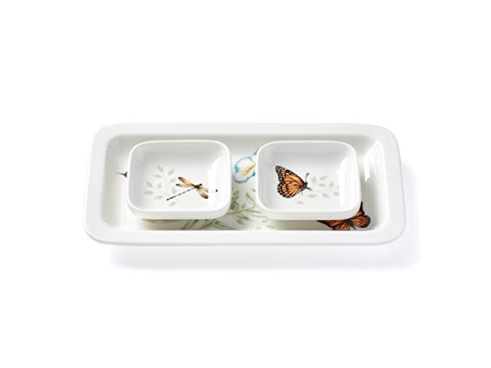 Lenox Butterfly Meadow Asian Kitchen Sushi-Plate &-Bowls, 0.0, Multi