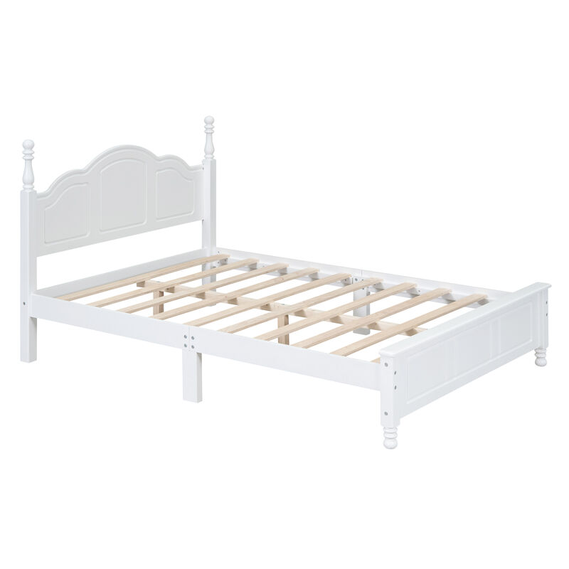 Merax Retro Style Platform Bed.
