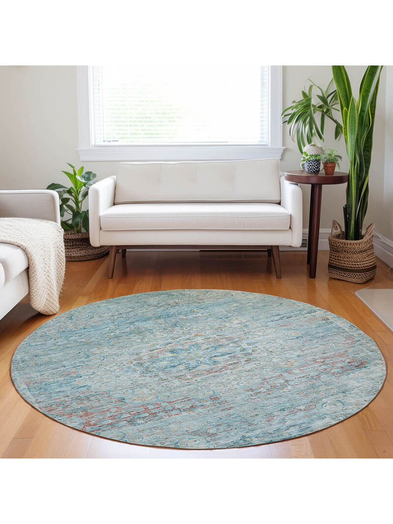 Tabrook TB1 Sky 8' Round Rug image number 1