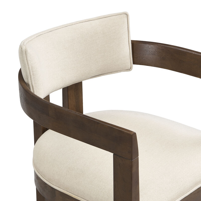 Christopher Knight Home Haleigh 7 Piece Rubberwood Upholstered Dining Set