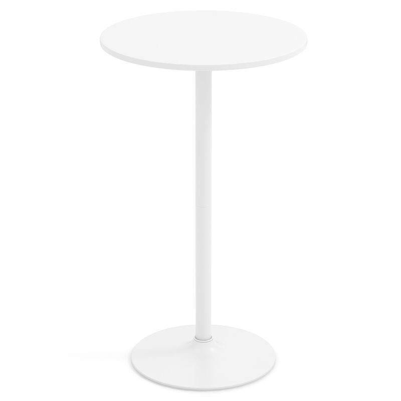 Round Bar Height Bistro Table – Tall Coffee & Cocktail Table for Kitchen or Home Bar