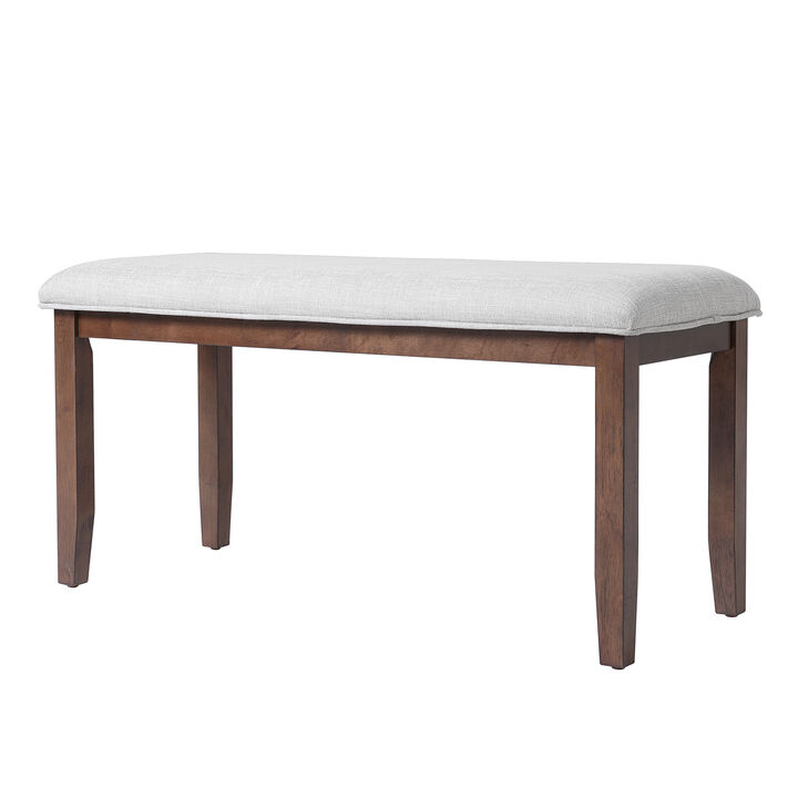 Merax Upholstered Bench for Bedroom End of Bed,38-inch Entryway Bench for Living Room