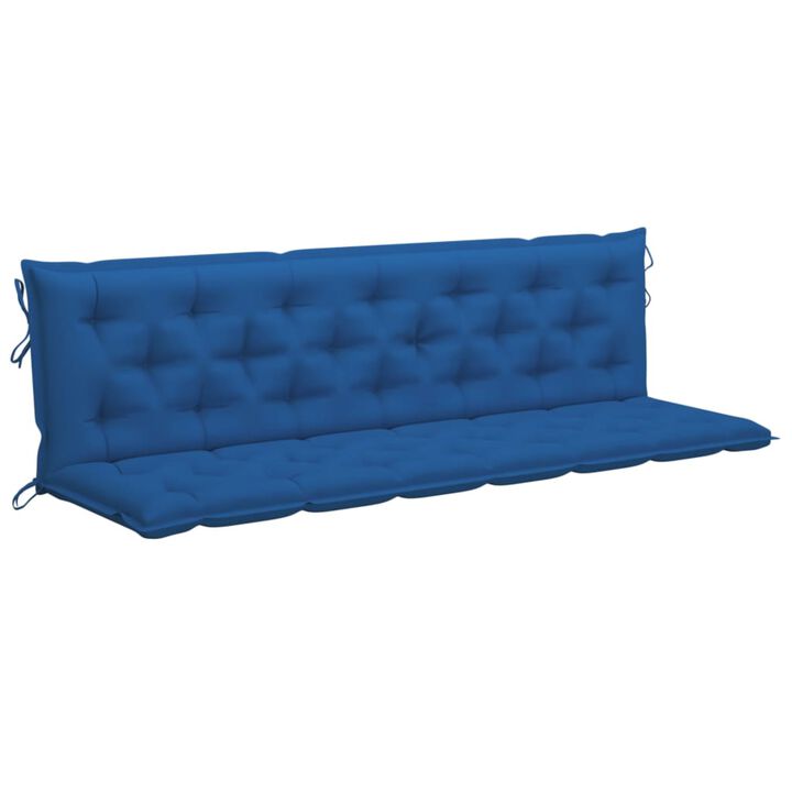 vidaXL Cushion for Swing Chair Blue 78.7" Fabric