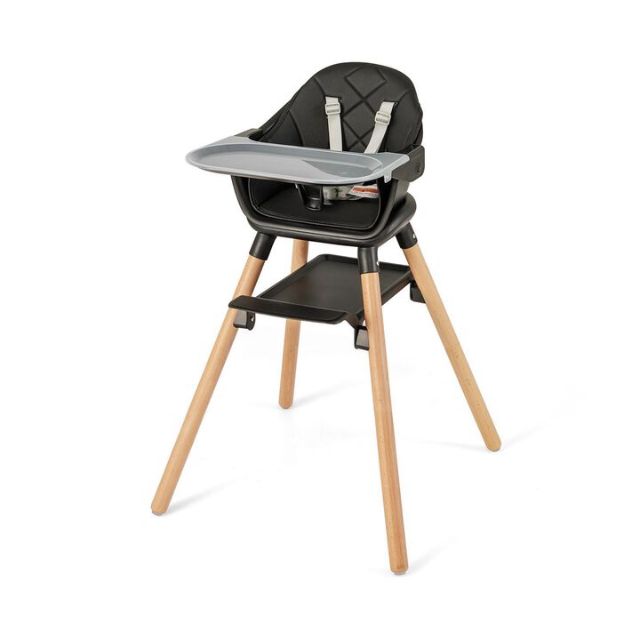6-in-1 Baby High Chair with Removable Dishwasher and Safe Tray
