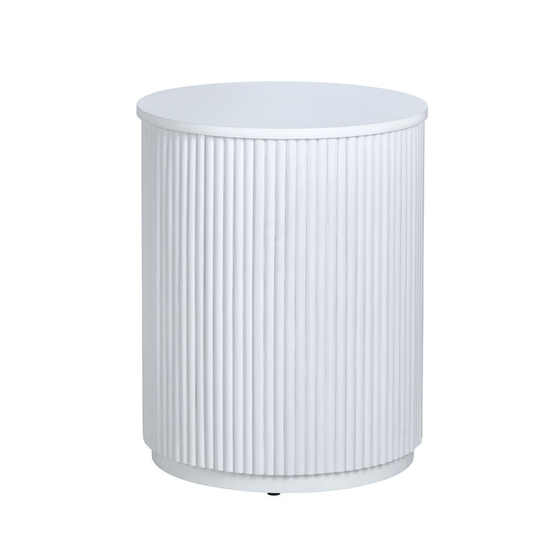 White Astoria Accent Table image number 0