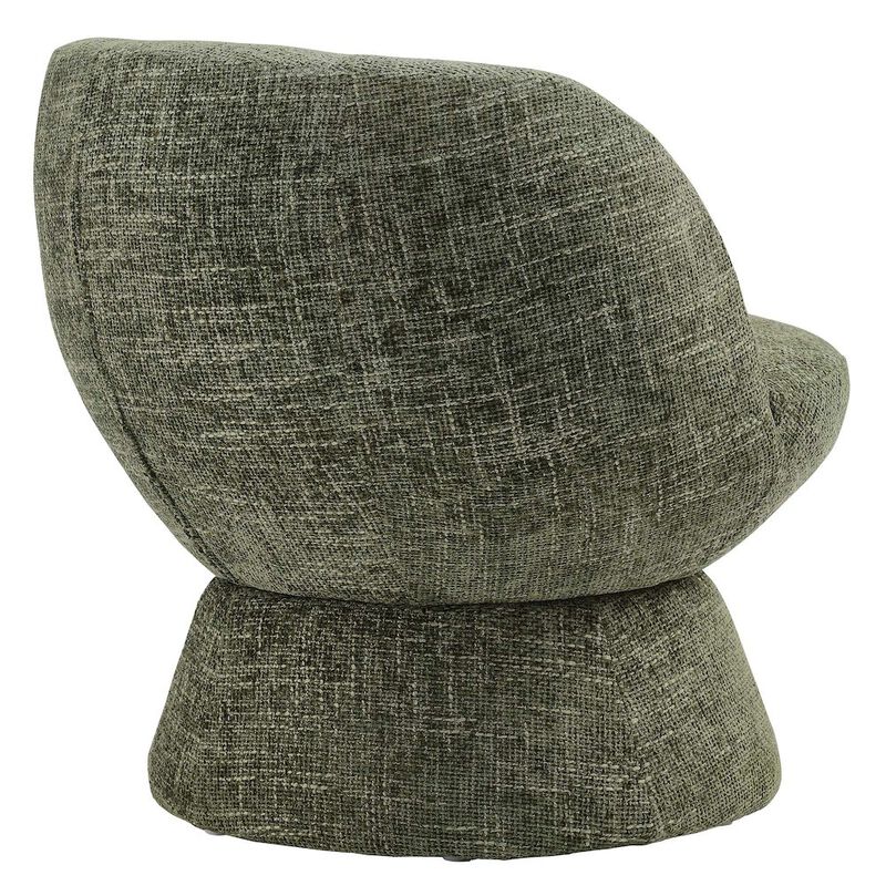 Vesta Chenille Fabric Upholstered Swivel Chair image number 4