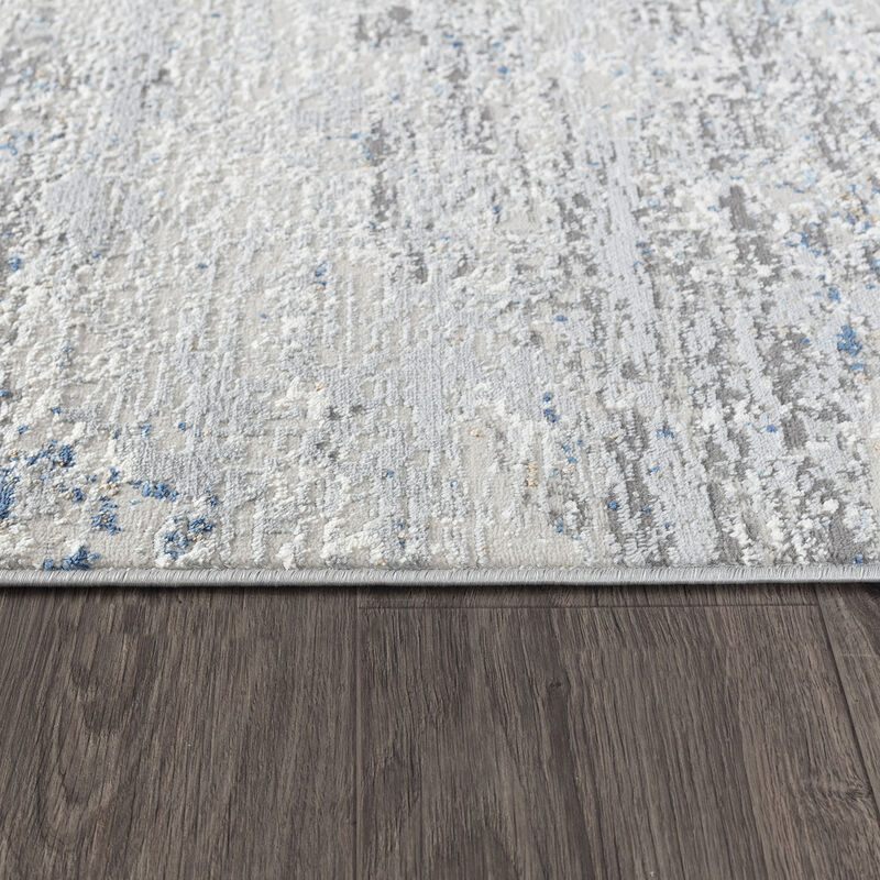 Pasargad Home Turkish Stella Design L. Grey Area Rug- 9' 6'' X 13' 6''