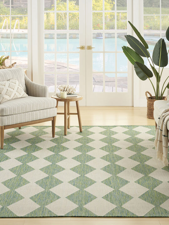 Positano POS04 Blue/Green 6' x 9' Rug