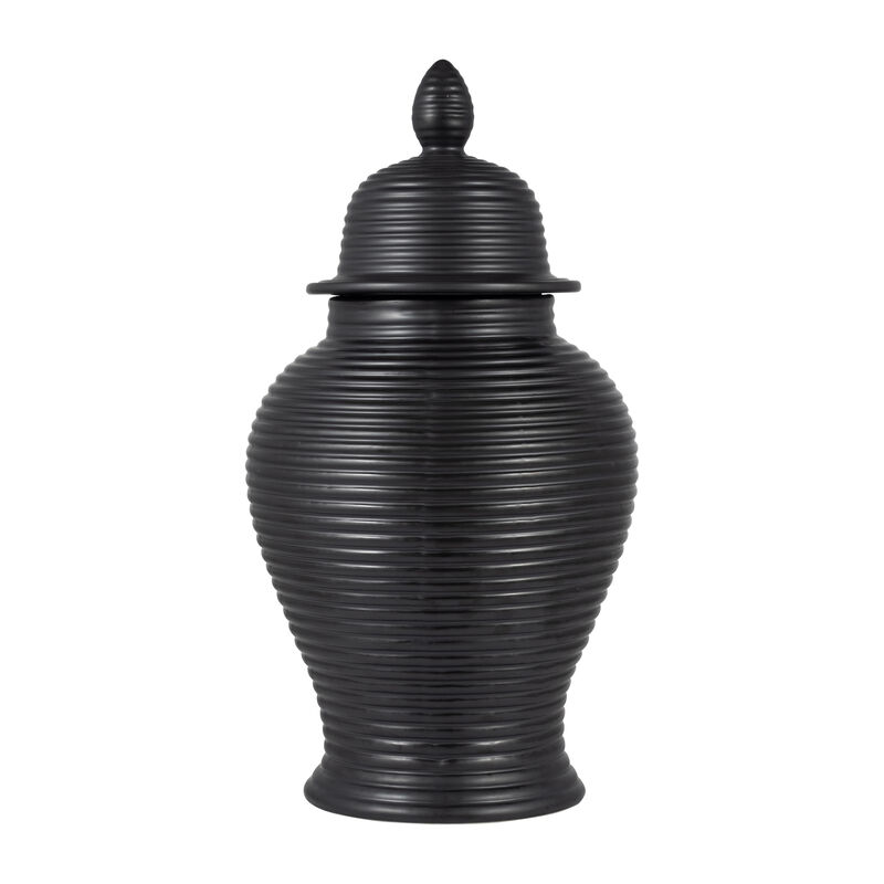 Cer, 24" Ribbed Temple Jar image number 0