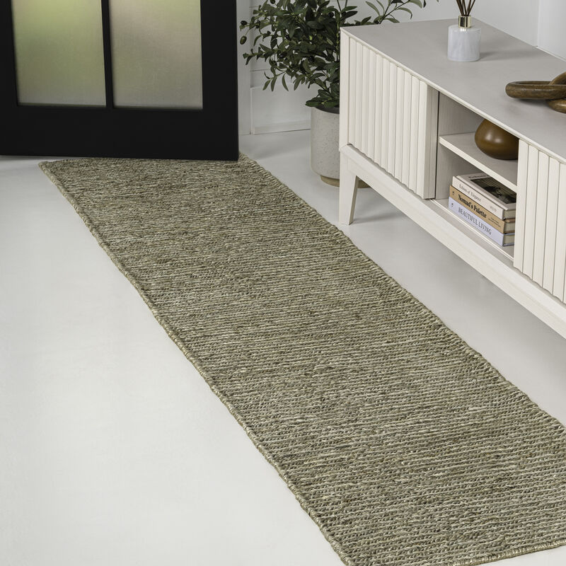 Miles Modern Minimalist Radius Corner Solid Area Rug