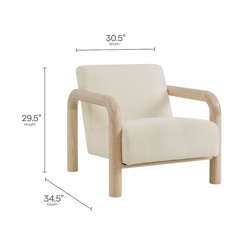 Sereno Boucle Accent Chair image number 2