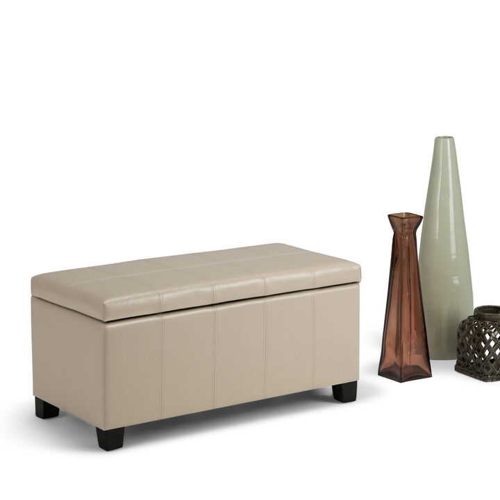 Simpli Home Dover Storage Ottoman Bench
